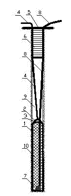 Loading method suitable for field mixed loading of explosive and tool used for method