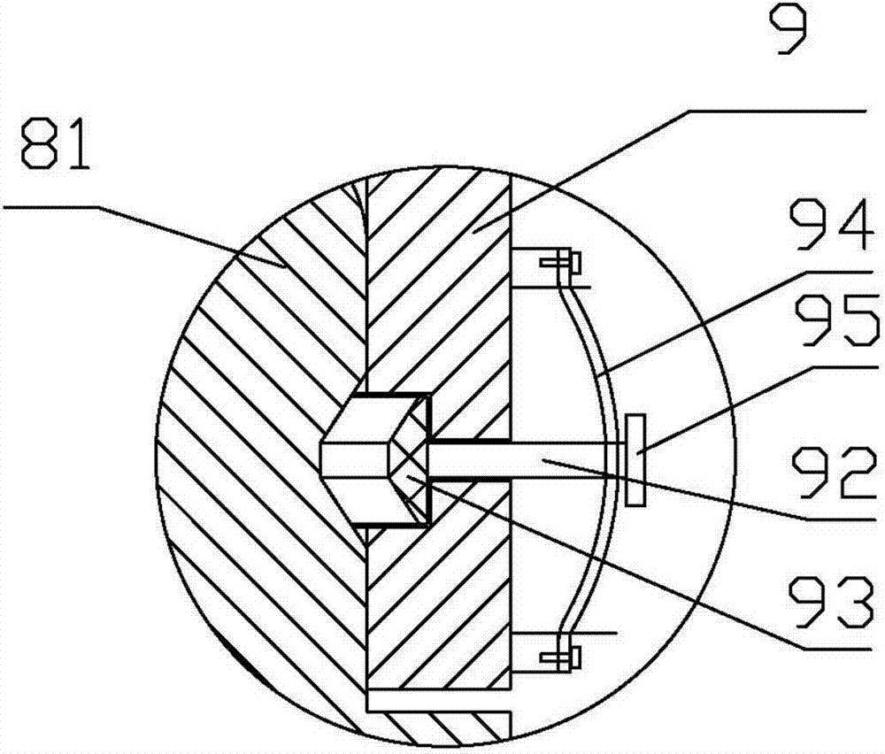 Elastic piece damping type dual-ring odontoid sighting device