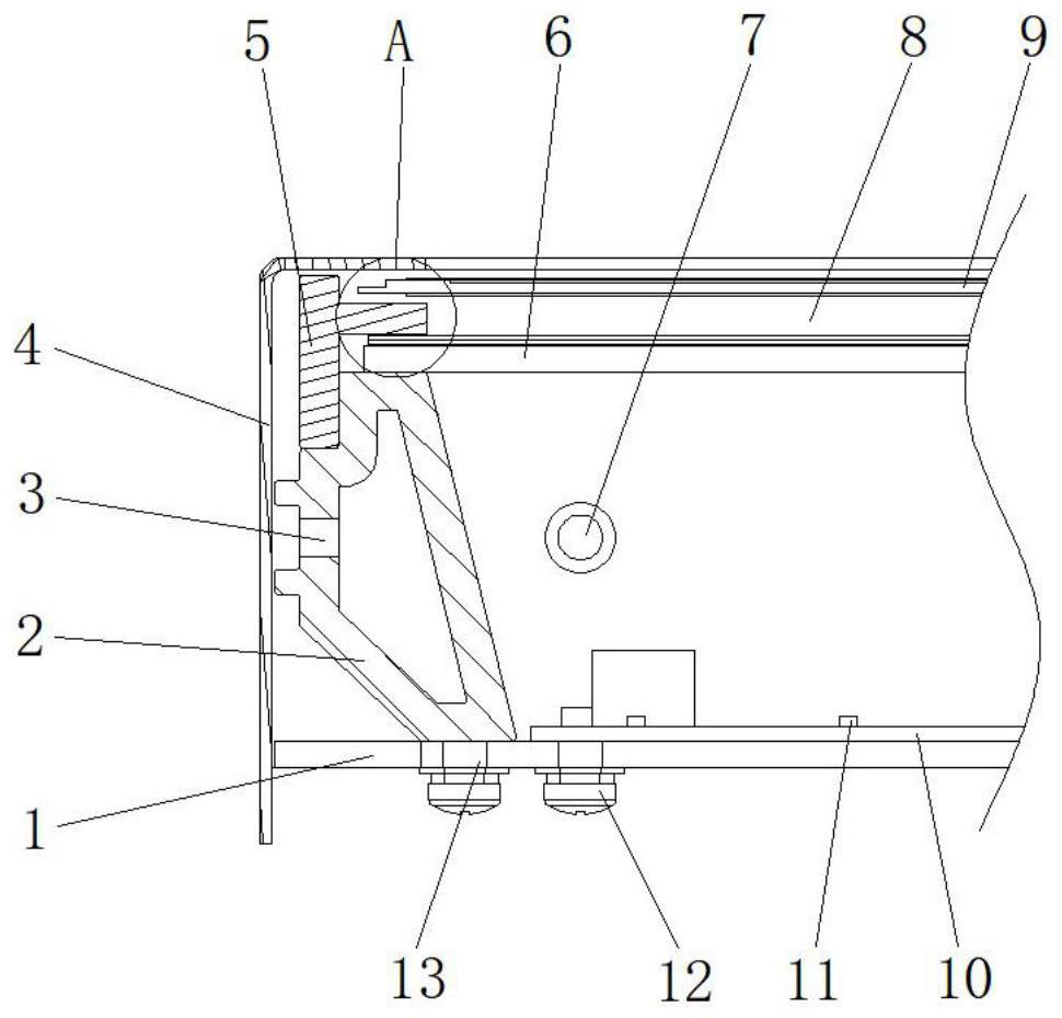 Application of novel aluminum profile in direct type backlight