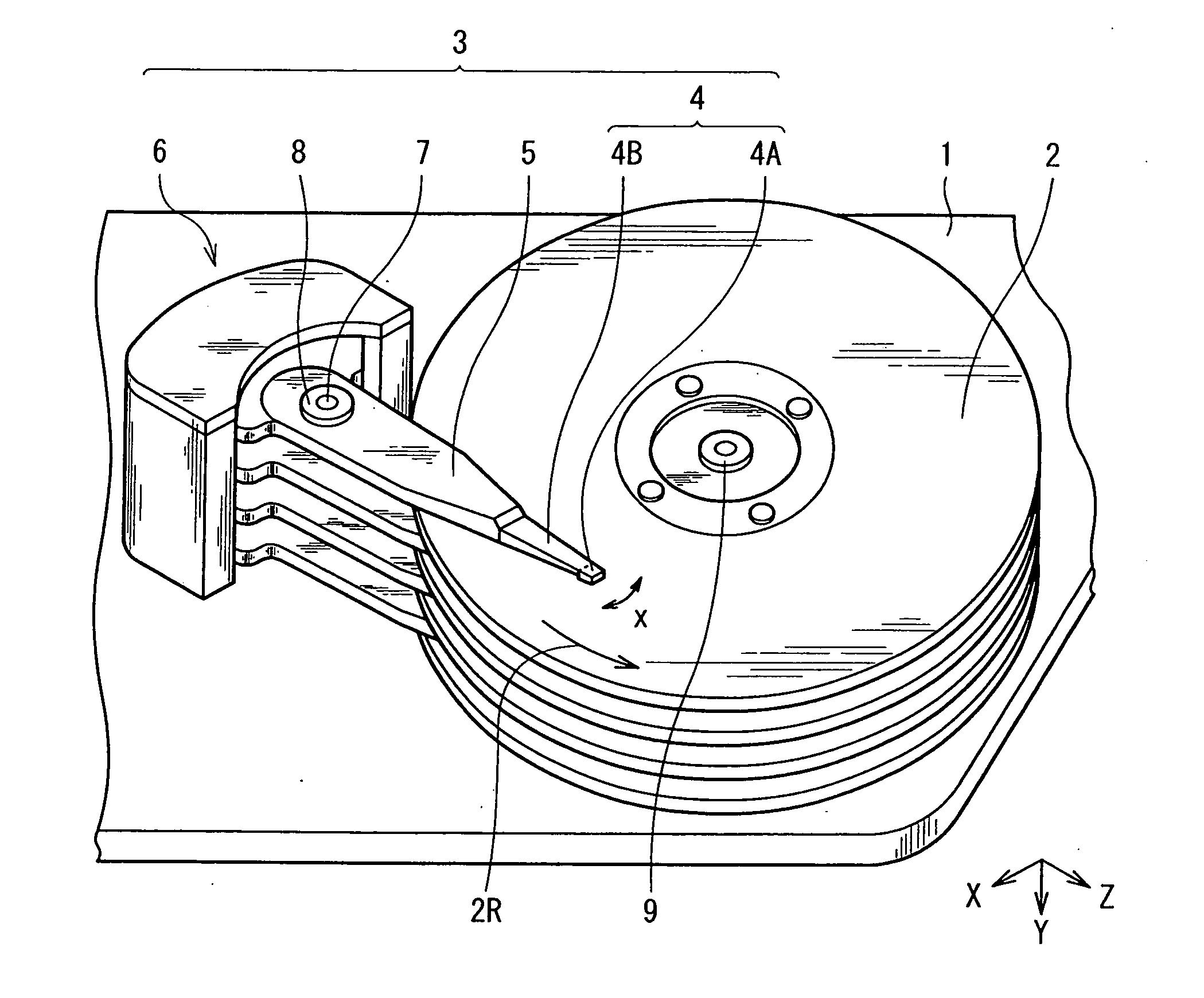 Thin film magnetic head, head gimbals assembly, head arm assembly and magnetic disk device
