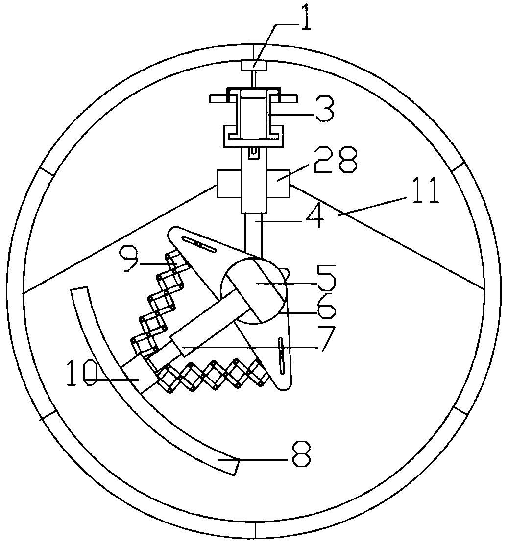 Suspension self-shifting type full-circumference rotary mounting machine and application method