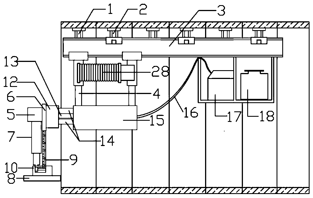 Suspension self-shifting type full-circumference rotary mounting machine and application method