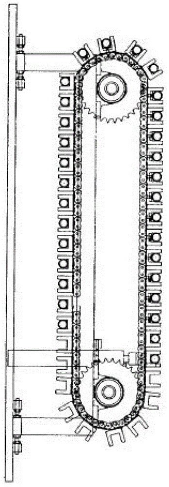 Automatic pipe discharging and feeding device