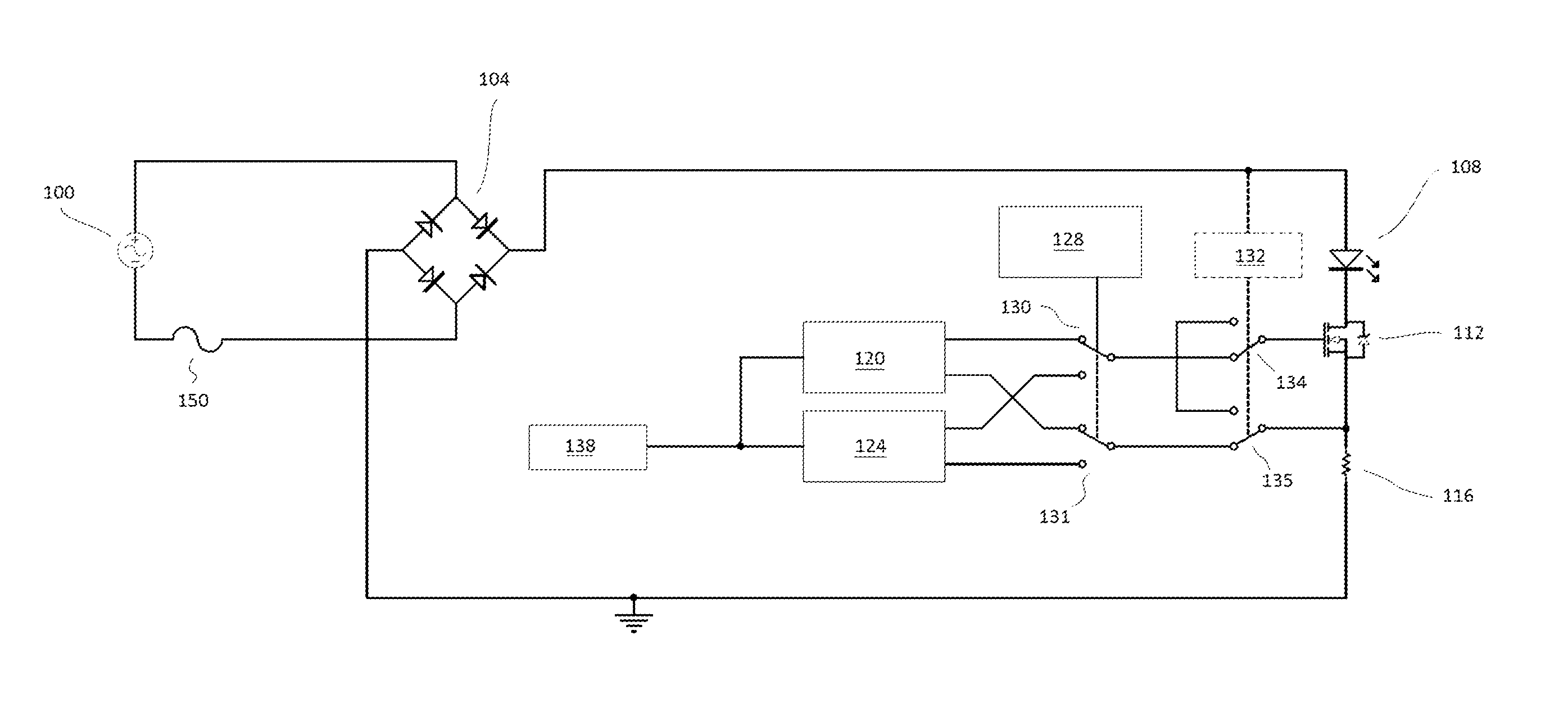 Half- Or Quarter-Cycle Current Regulator For Non-Isolated, Line Voltage L.E.D. Ballast Circuits