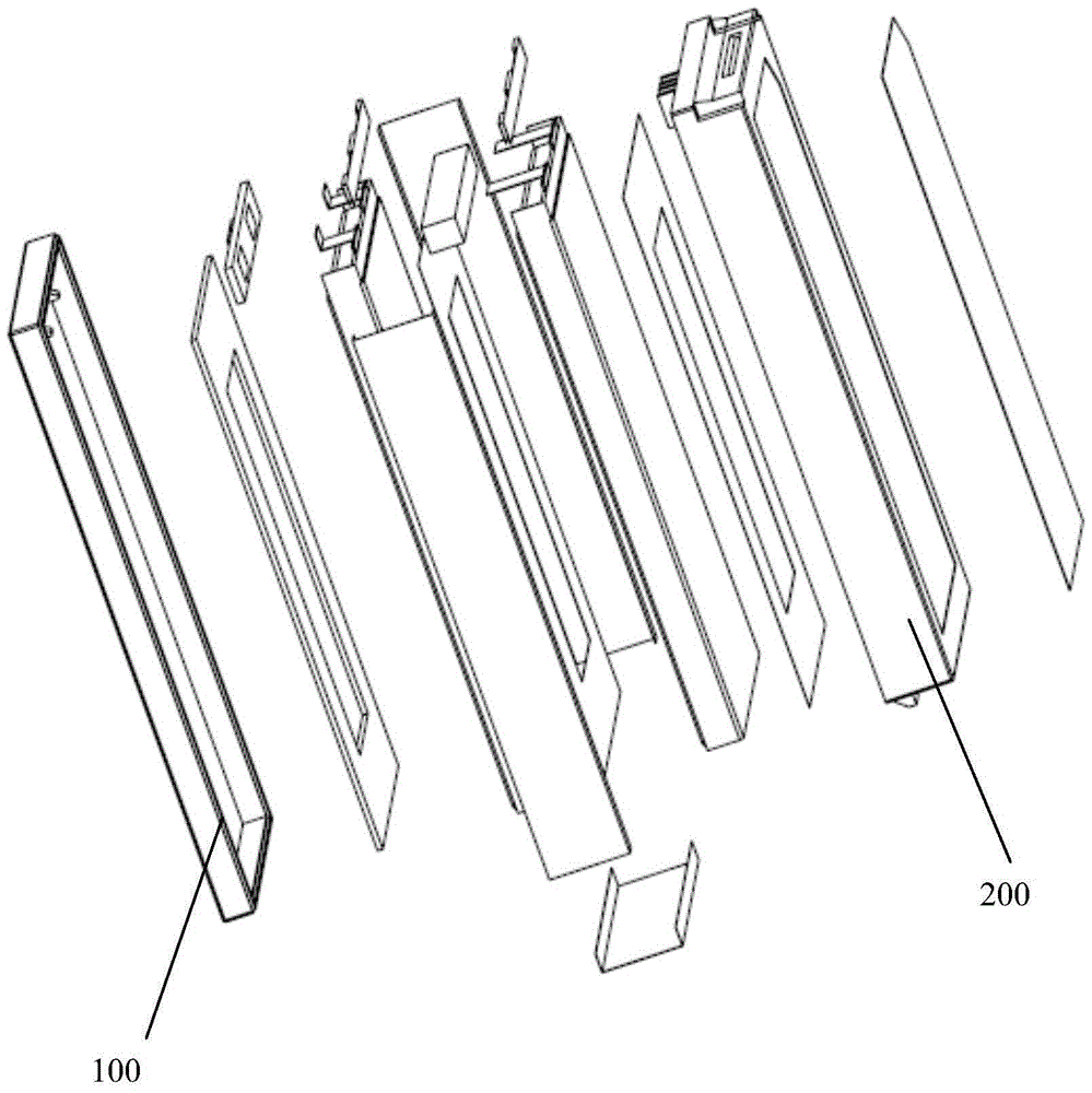Assembly method of detachable polymer lithium ion battery