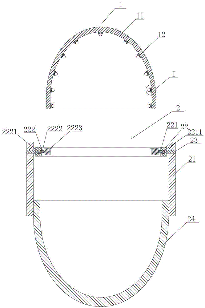 A kind of anti-scald peeling device and using method thereof