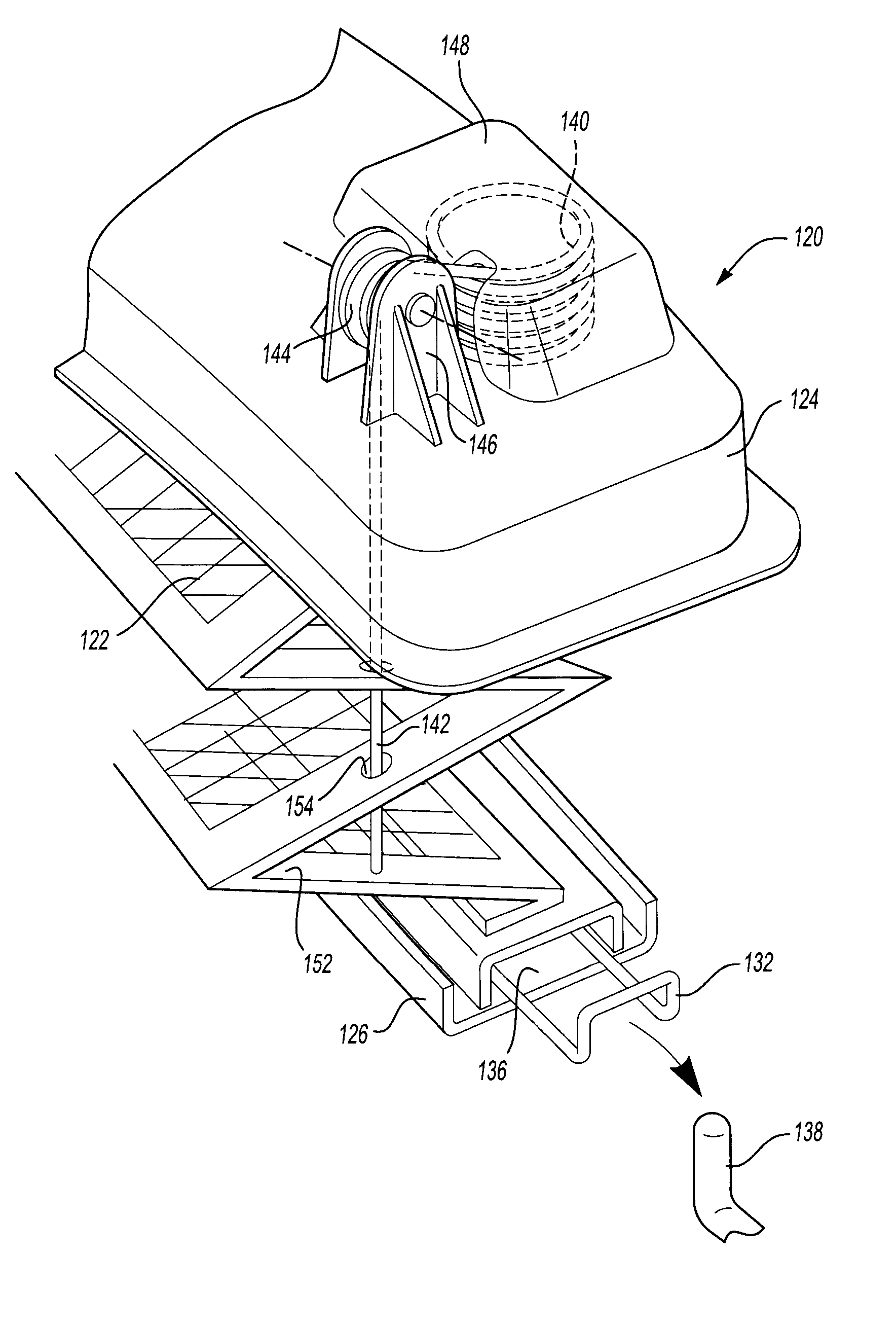 Integrated cargo net for a vehicle