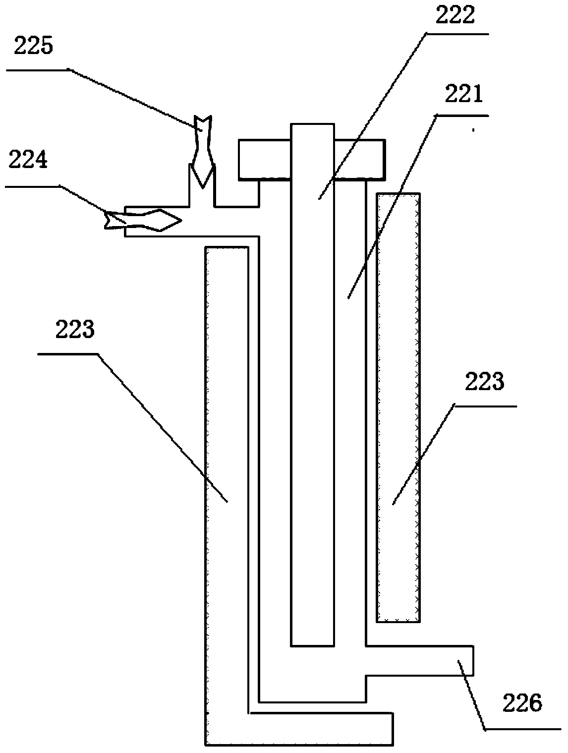 Mini-type test evaluation device for integral SCR denitration catalyst reaction performance test and application method thereof