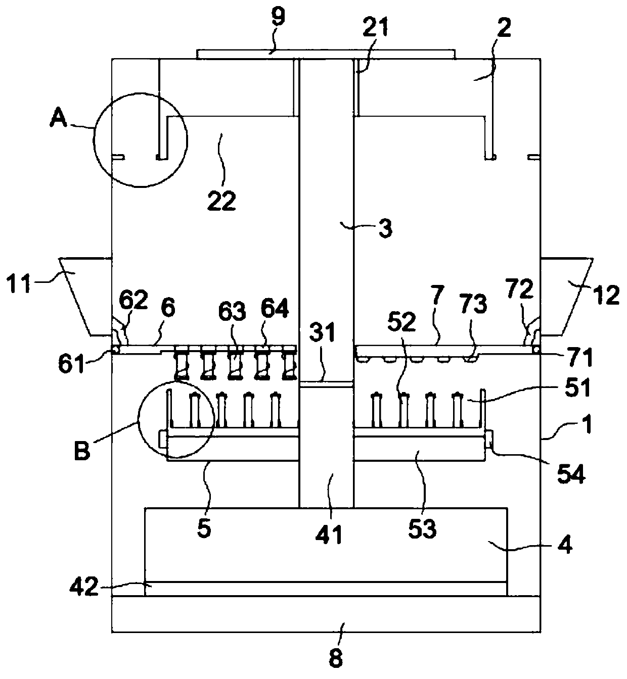 Process for degrading lignocellulose to produce hydrogen and ethanol