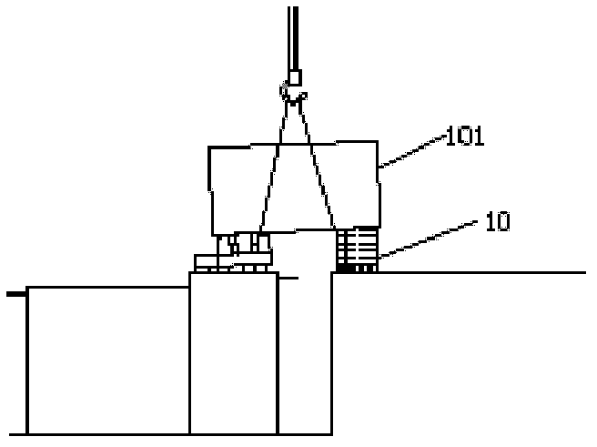 Installation method for rotary kiln for large-sized cement production line