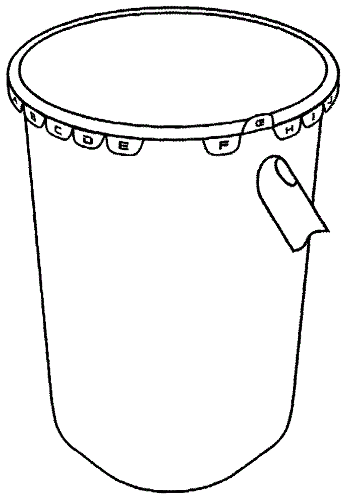 Plastic cup recognition method