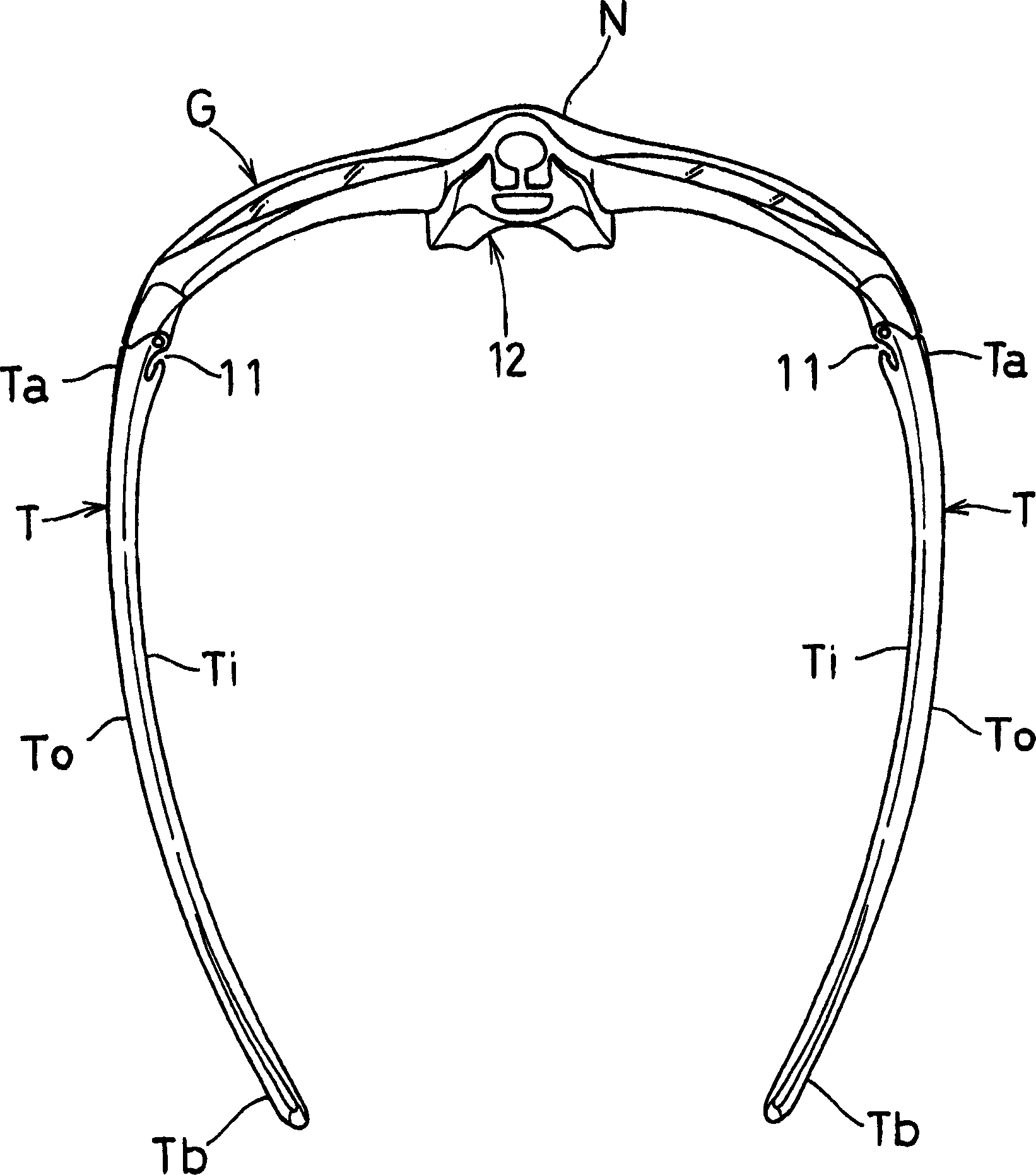 Eyeglass retainer belt and eyeglass possessing same