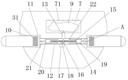 Rapid upward-floating escape harness for navy training