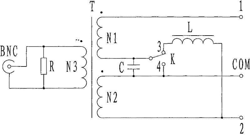 Capacitor partial discharge detection circuit