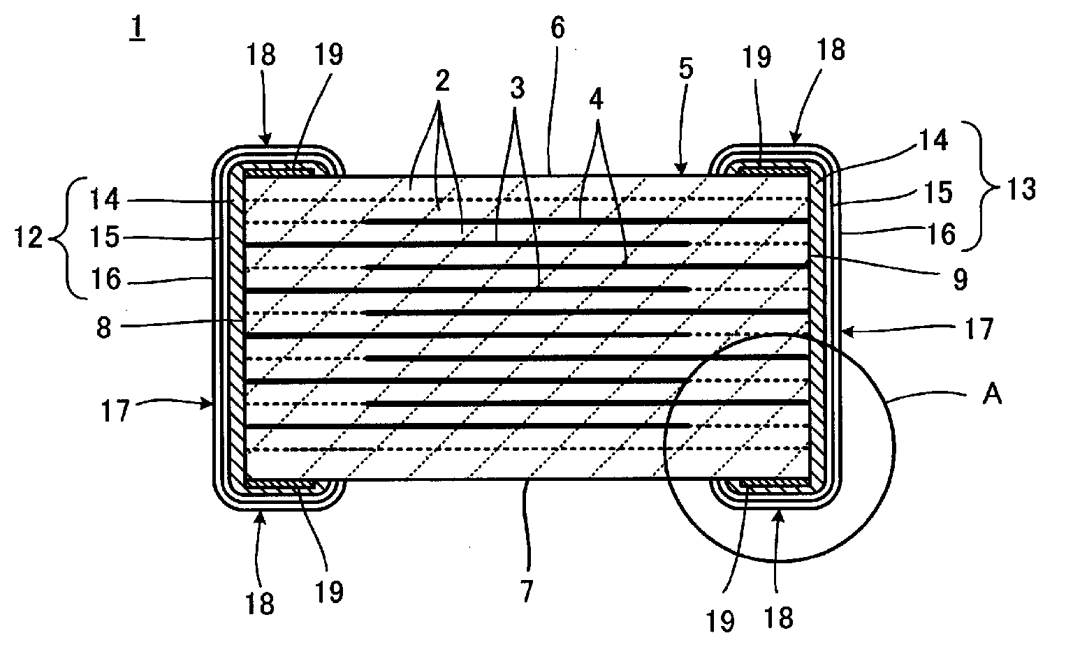 Laminated ceramic electronic component and manufacturing method thereof