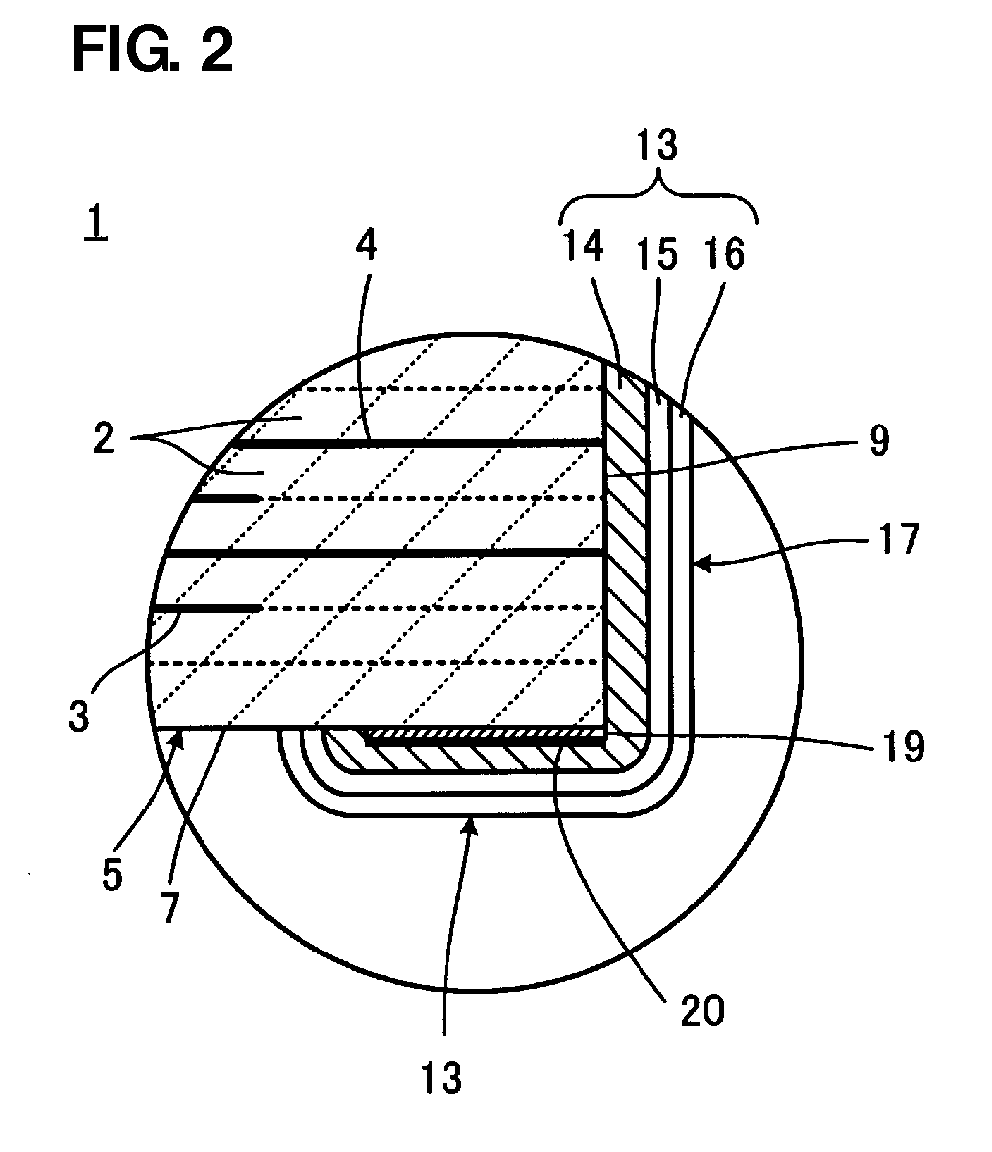 Laminated ceramic electronic component and manufacturing method thereof