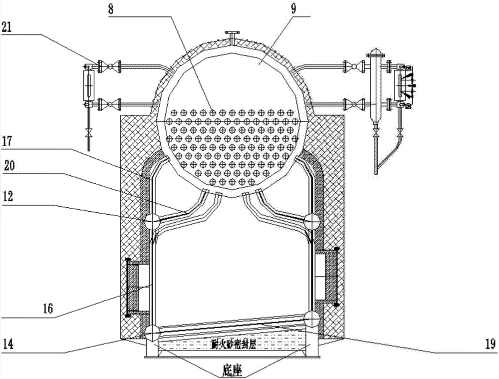 Horizontal type single boiler barrel multipurpose fuel boiler