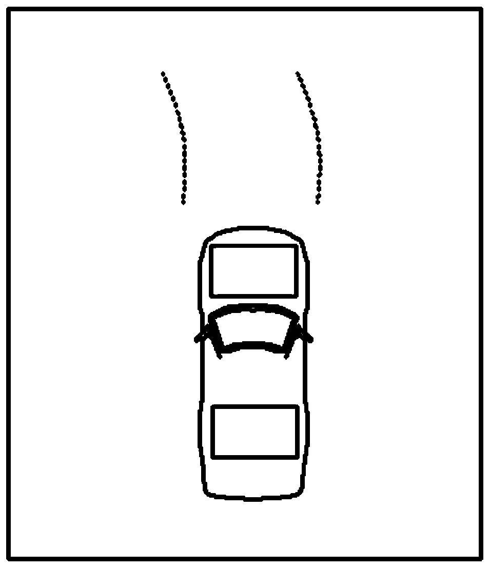 Vehicle front trafficability detection system