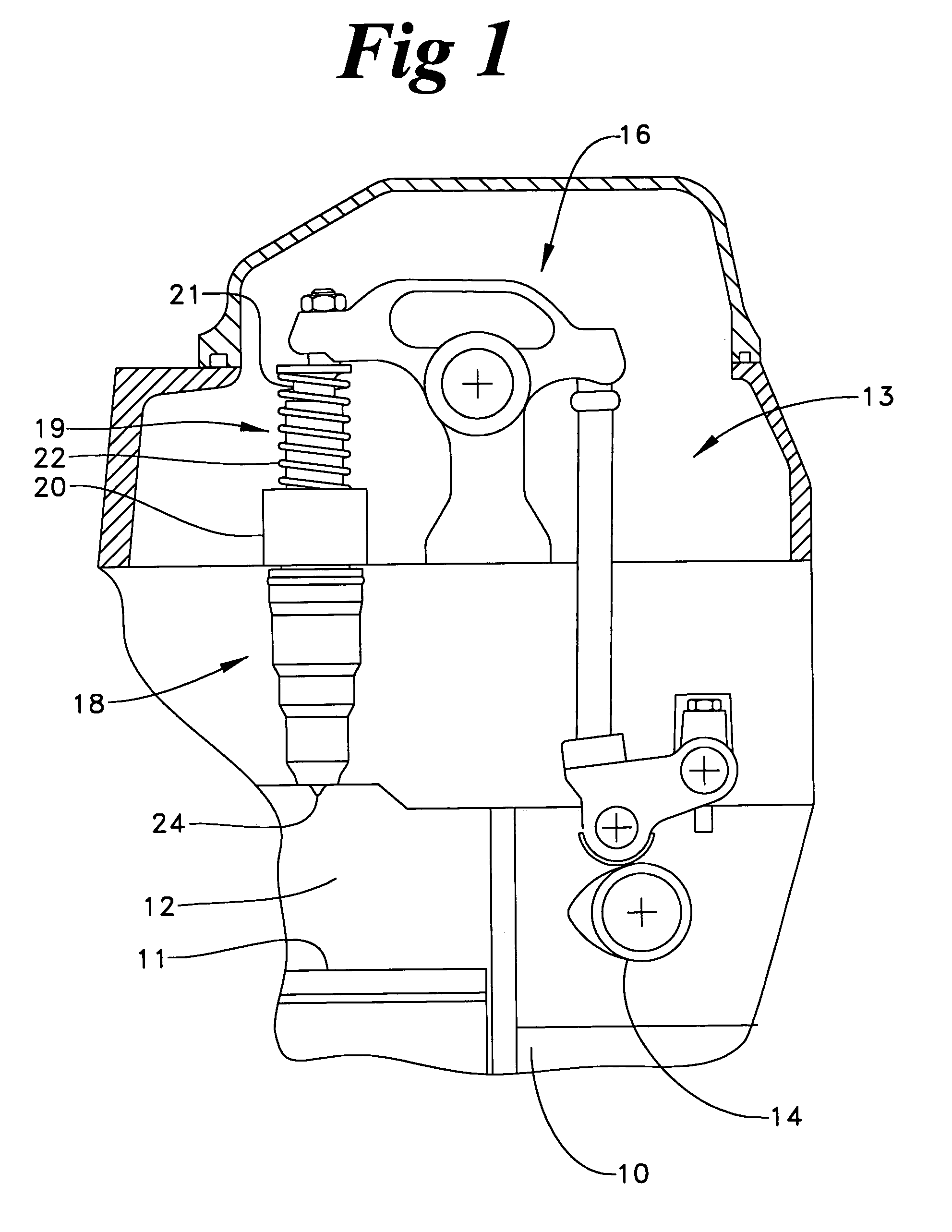 Mechanically actuated, electronically controlled fuel injection system