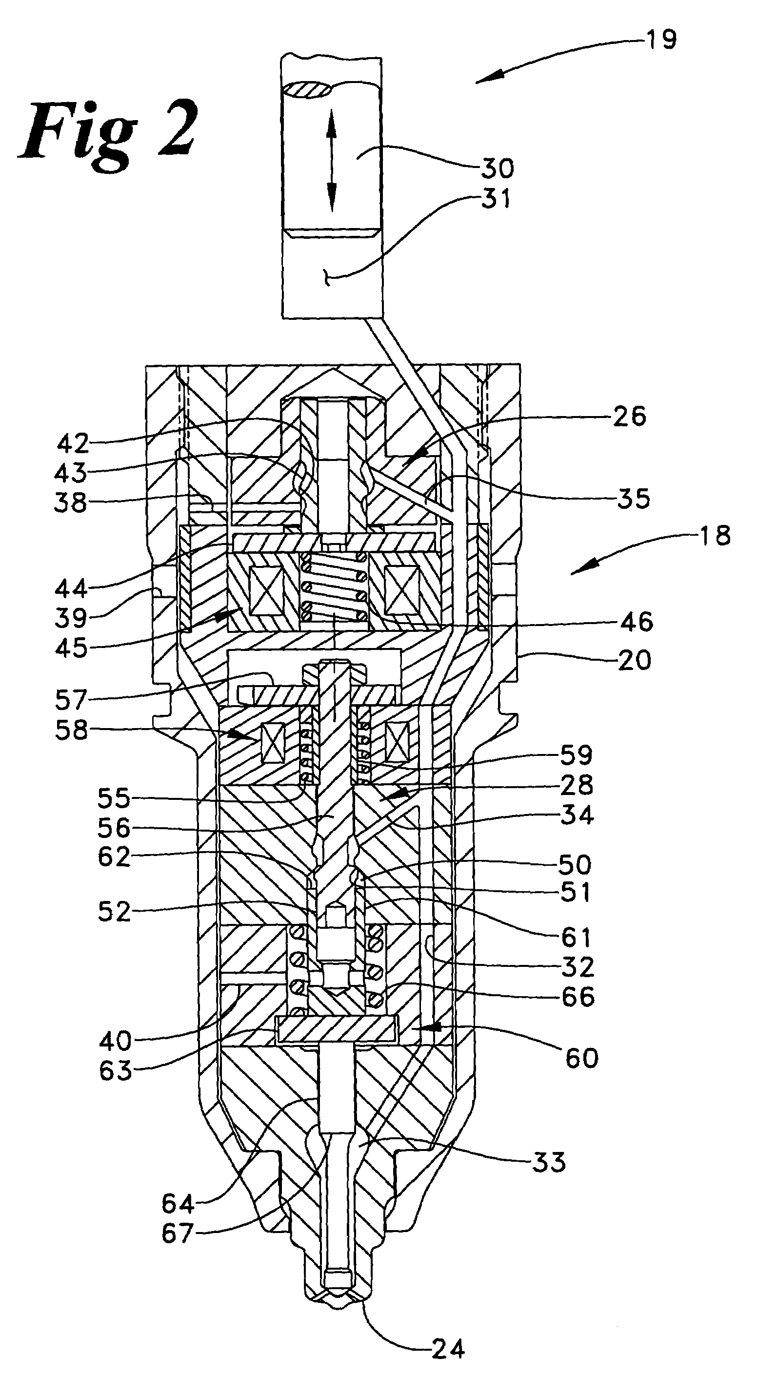 Mechanically actuated, electronically controlled fuel injection system