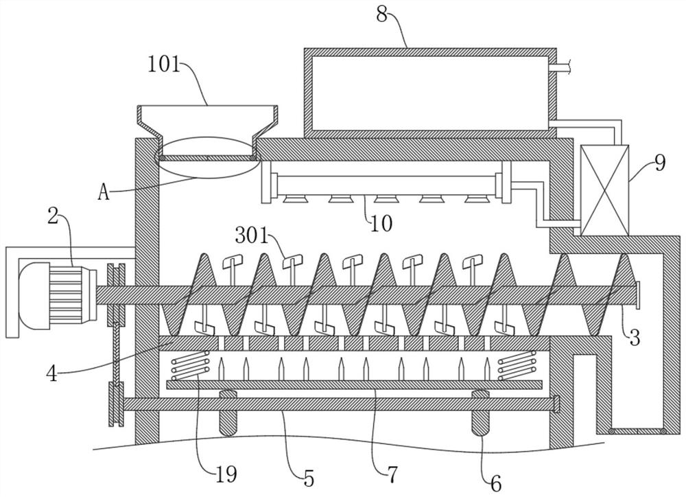 Oil-water separation and purification device for catering and purification method of oil-water separation and purification device