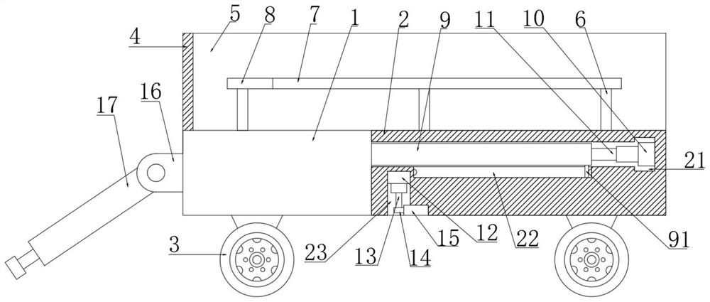 Material transportation equipment used in crane production process and using method