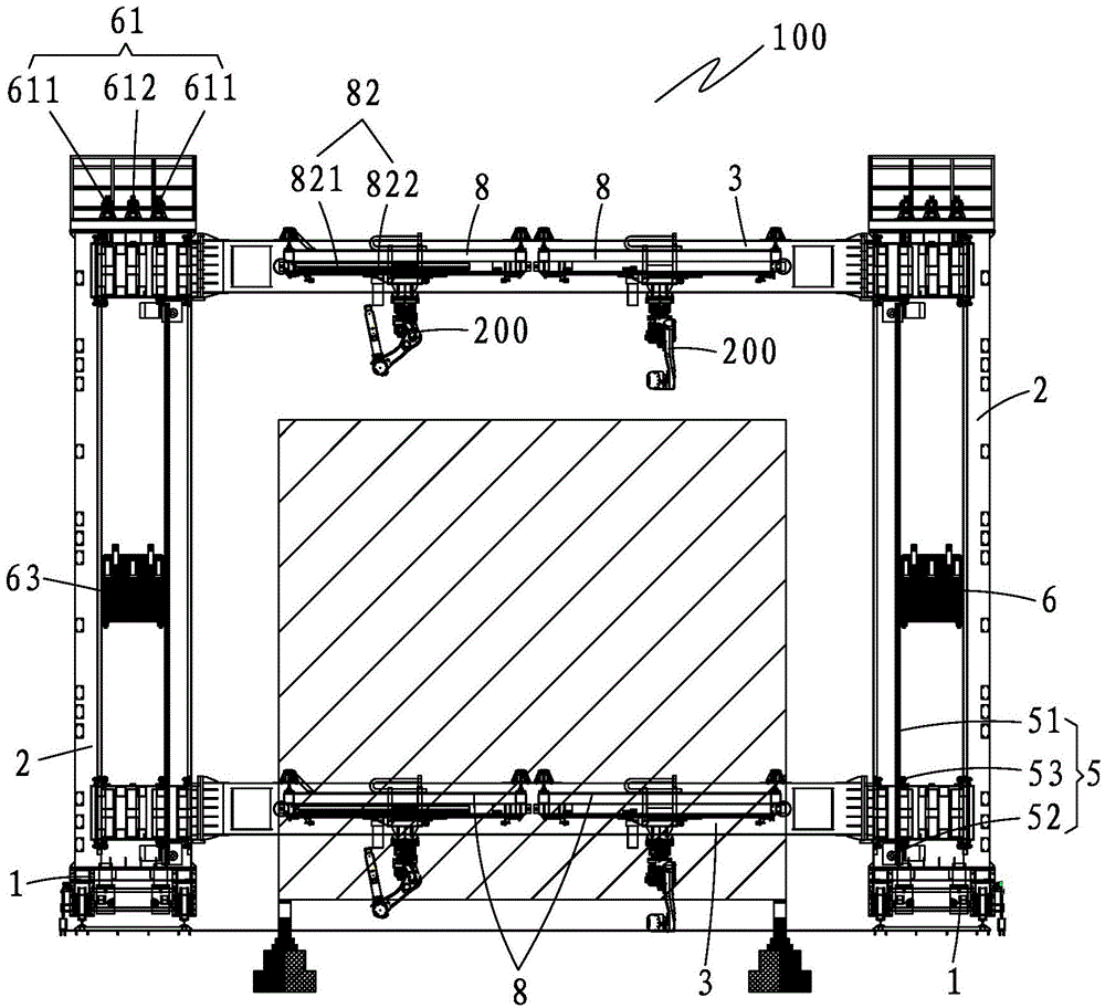 Large-scale portal frame