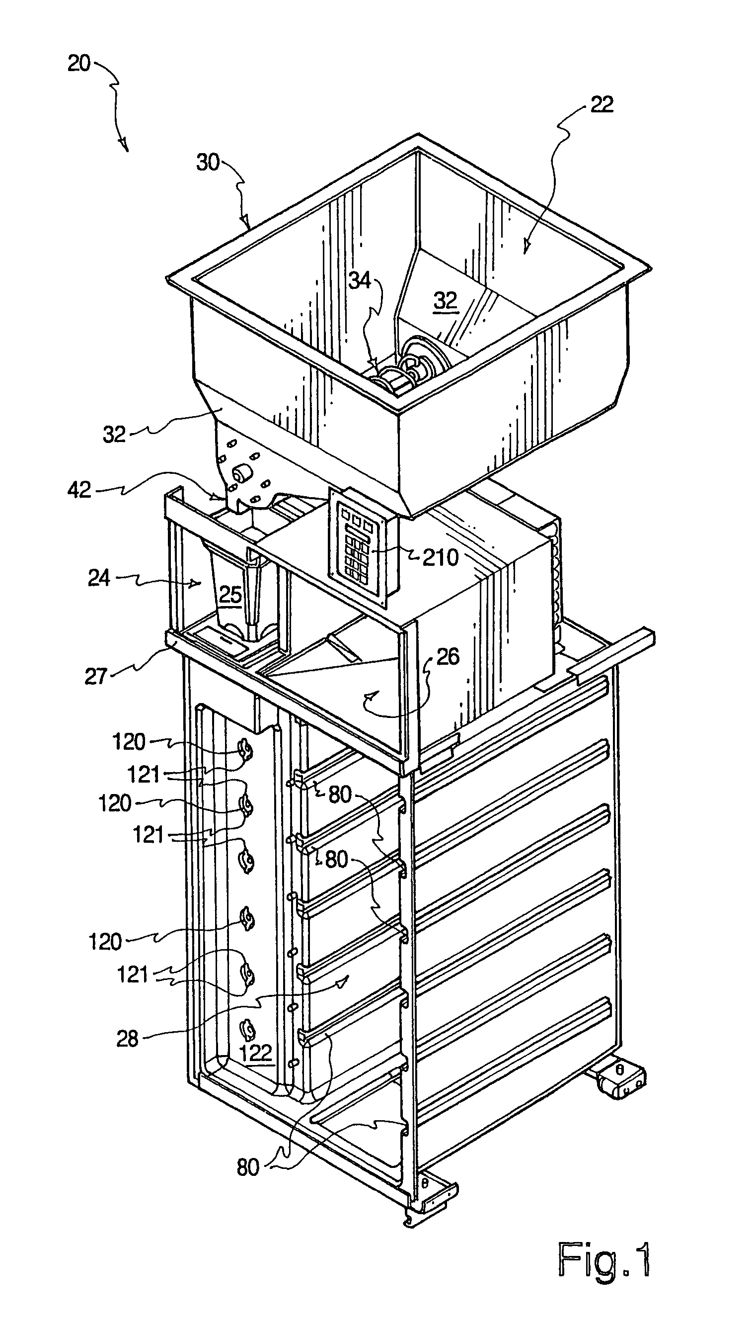 Blending station apparatus and method