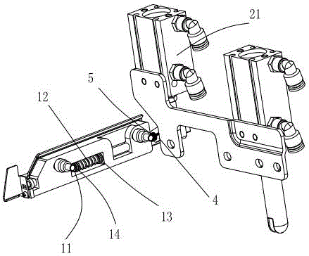 Trimming device of sewing machine