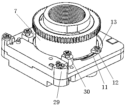 Automatic focusing lens module