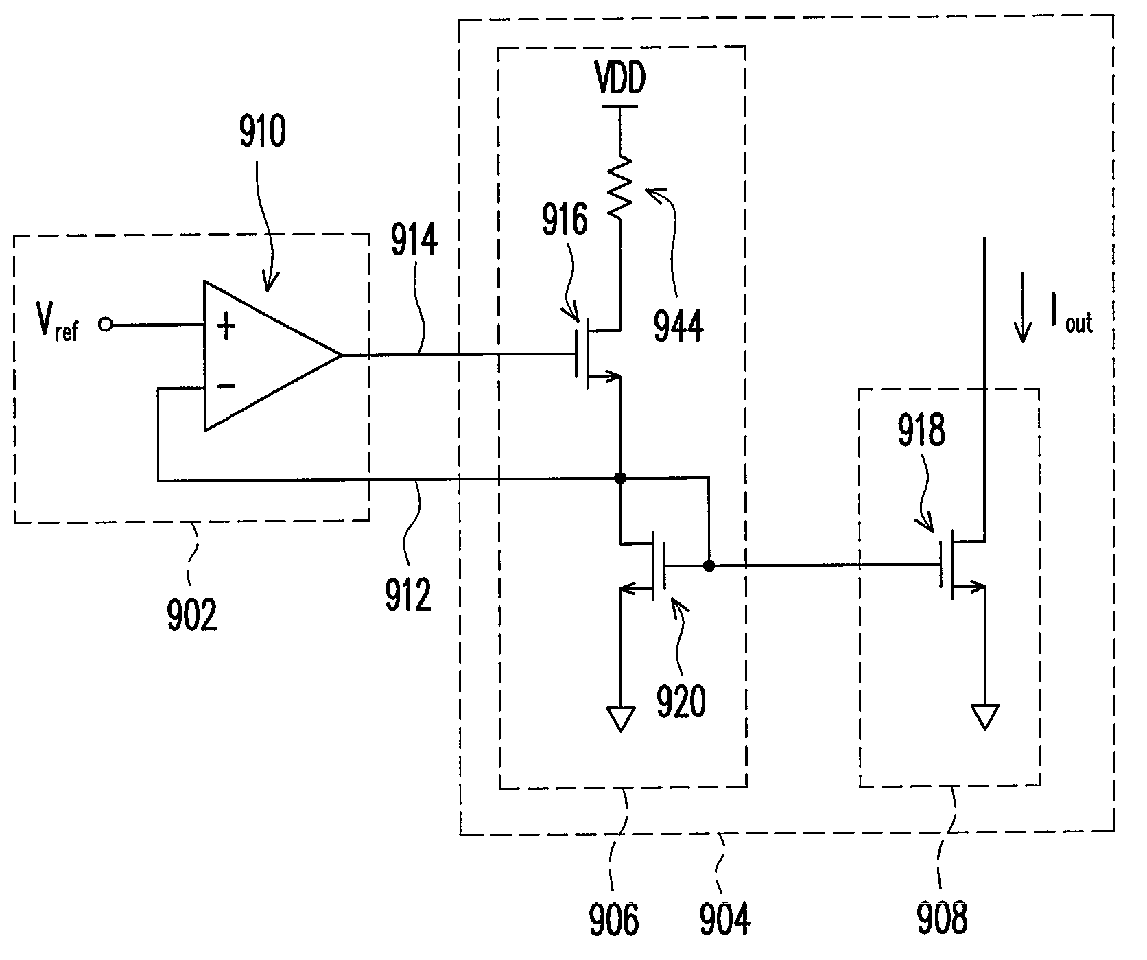 Current source apparatus for reducing interference with noise