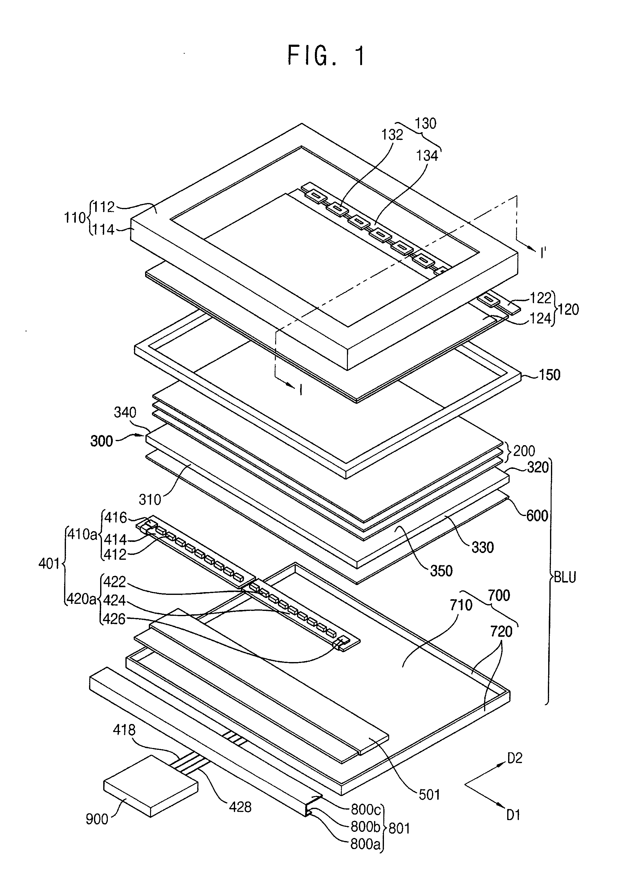 Backlight assembly, display device having the same and method of assembling the display device