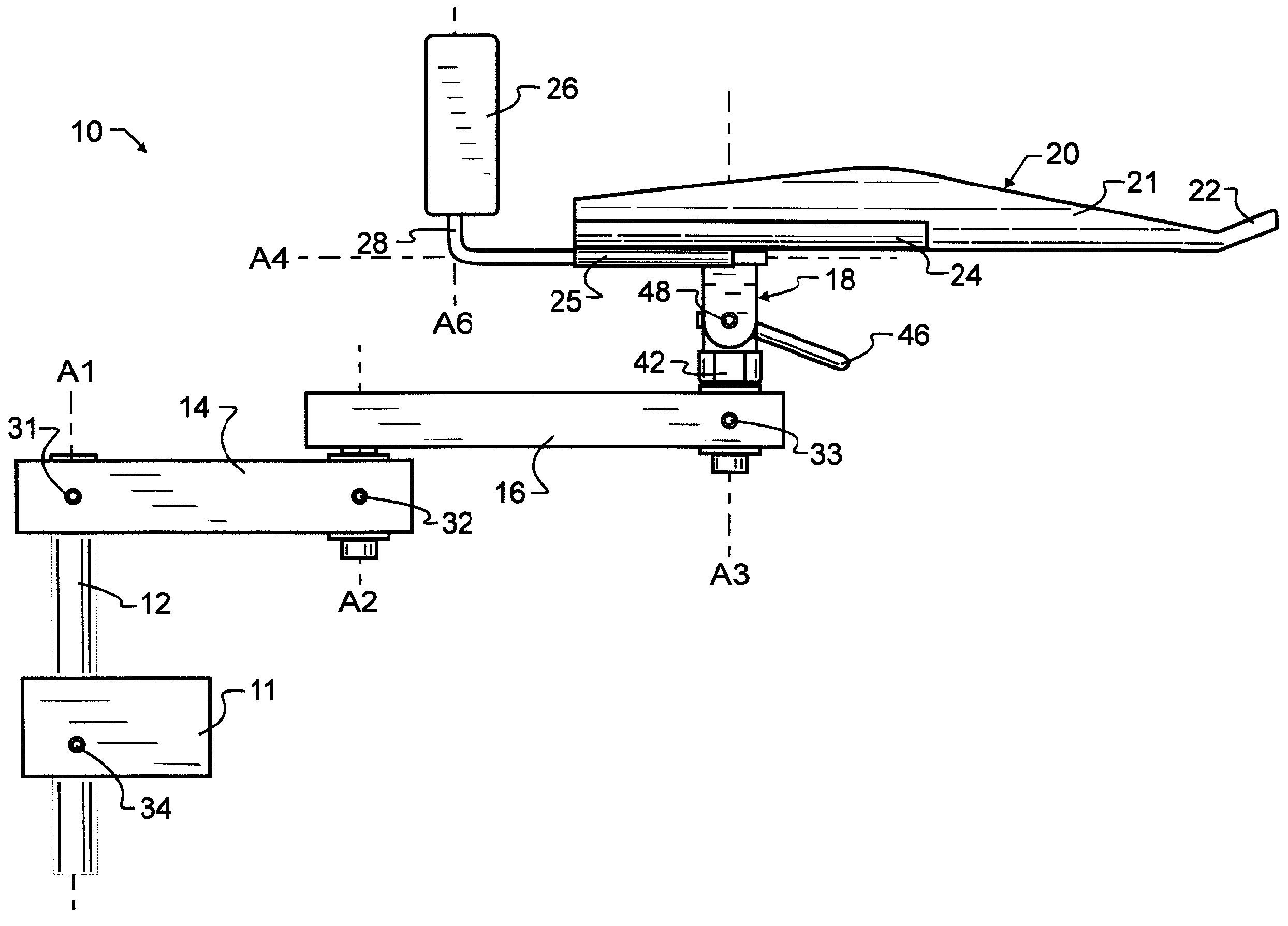 Adaptive arm support