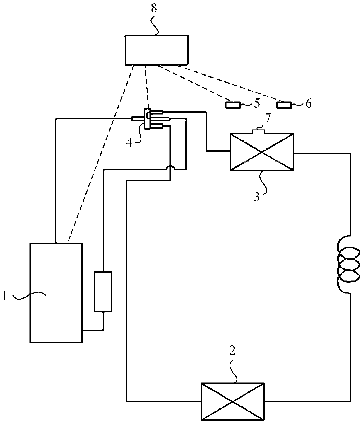 An air conditioner and its constant temperature dehumidification control method