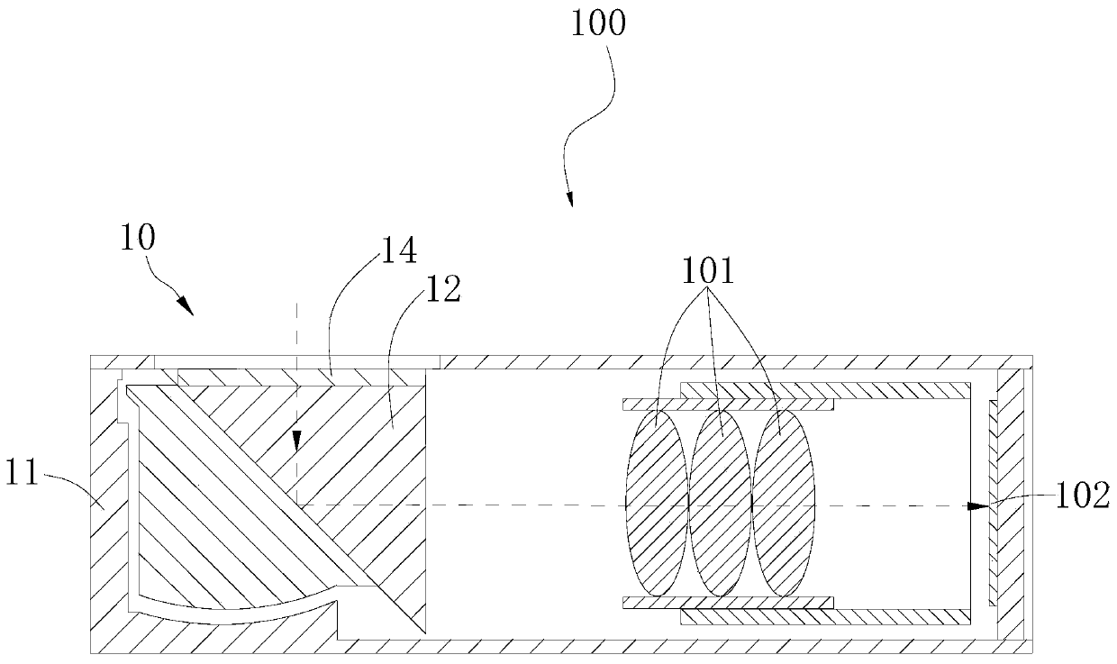 Periscopic lens, periscopic camera and electronic device