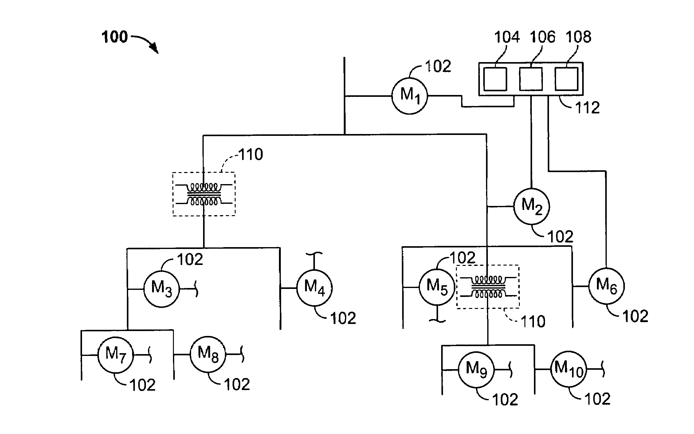 Automated configuration of a power monitoring system using hierarchical context