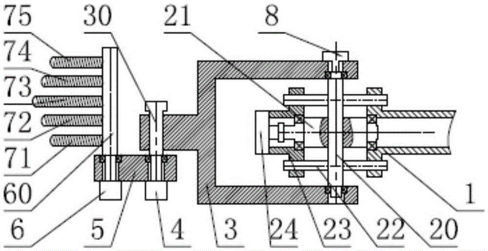 Humanoid robot four-degrees-of-freedom series-parallel-connection low-frequency mechanical foot