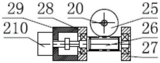 Humanoid robot four-degrees-of-freedom series-parallel-connection low-frequency mechanical foot