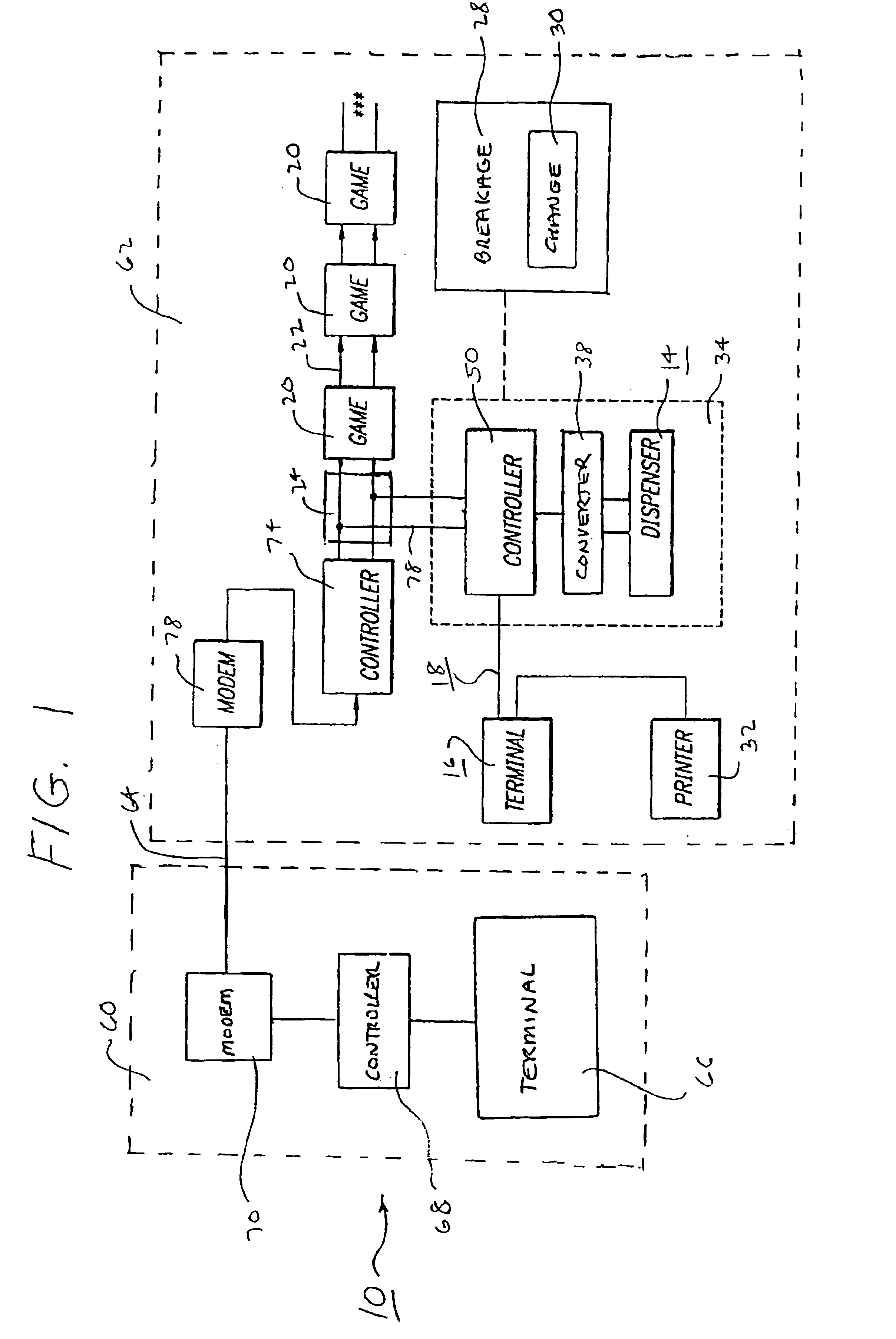 System and method for securely storing and controlling the dispensing of a payout