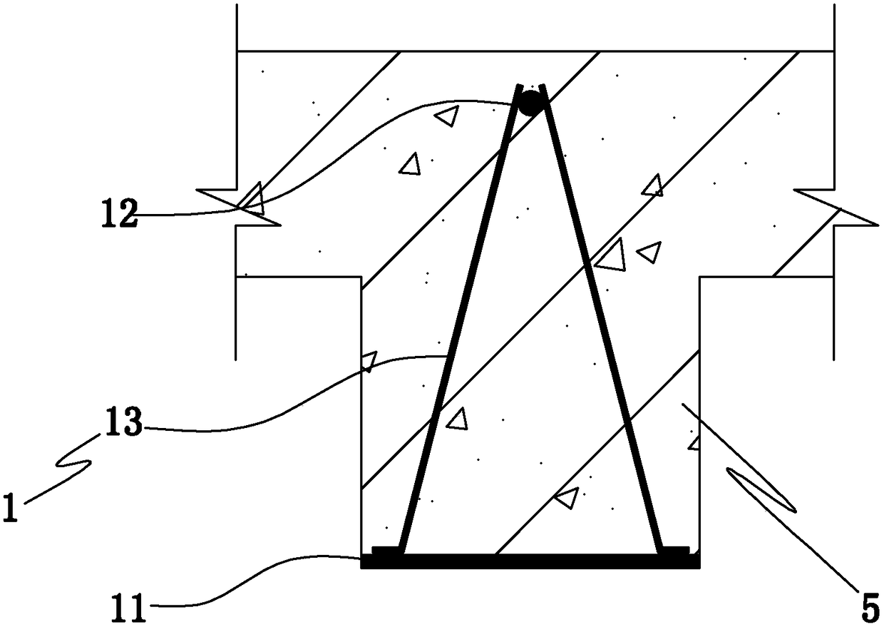 Truss beams, composite beams using truss beams and composite floors using truss beams