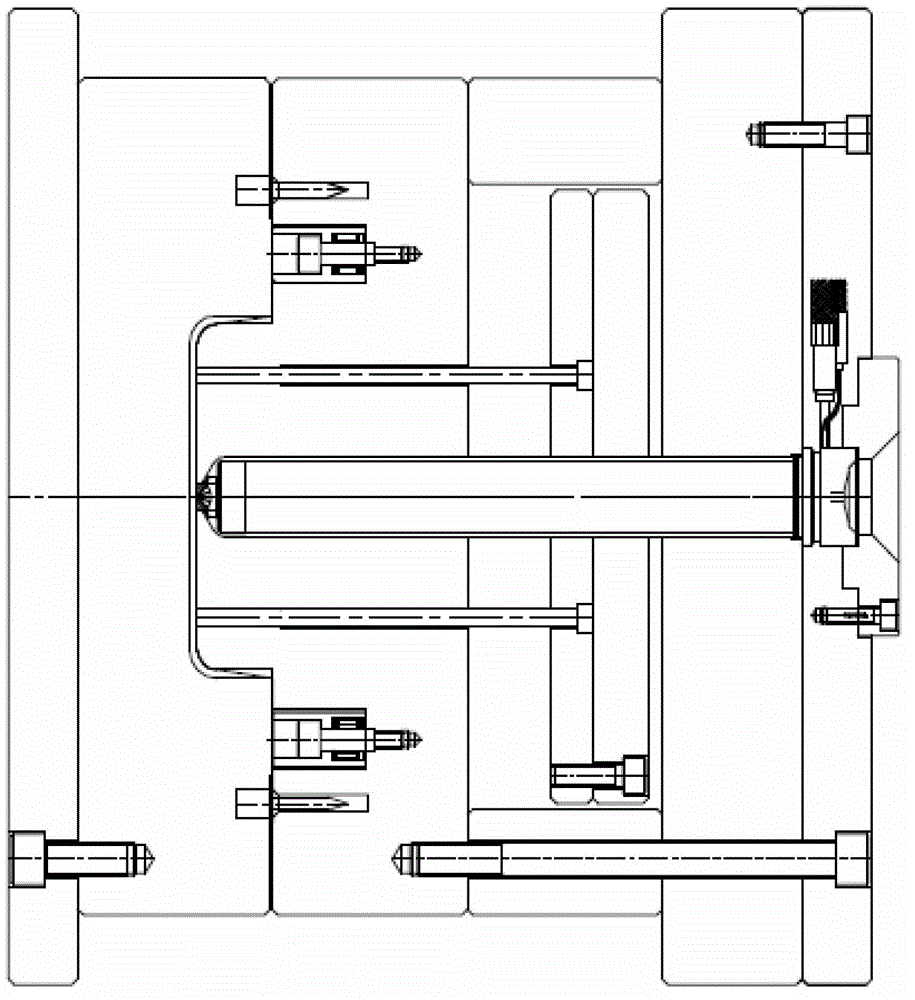 Low pressure injection mold and injection method