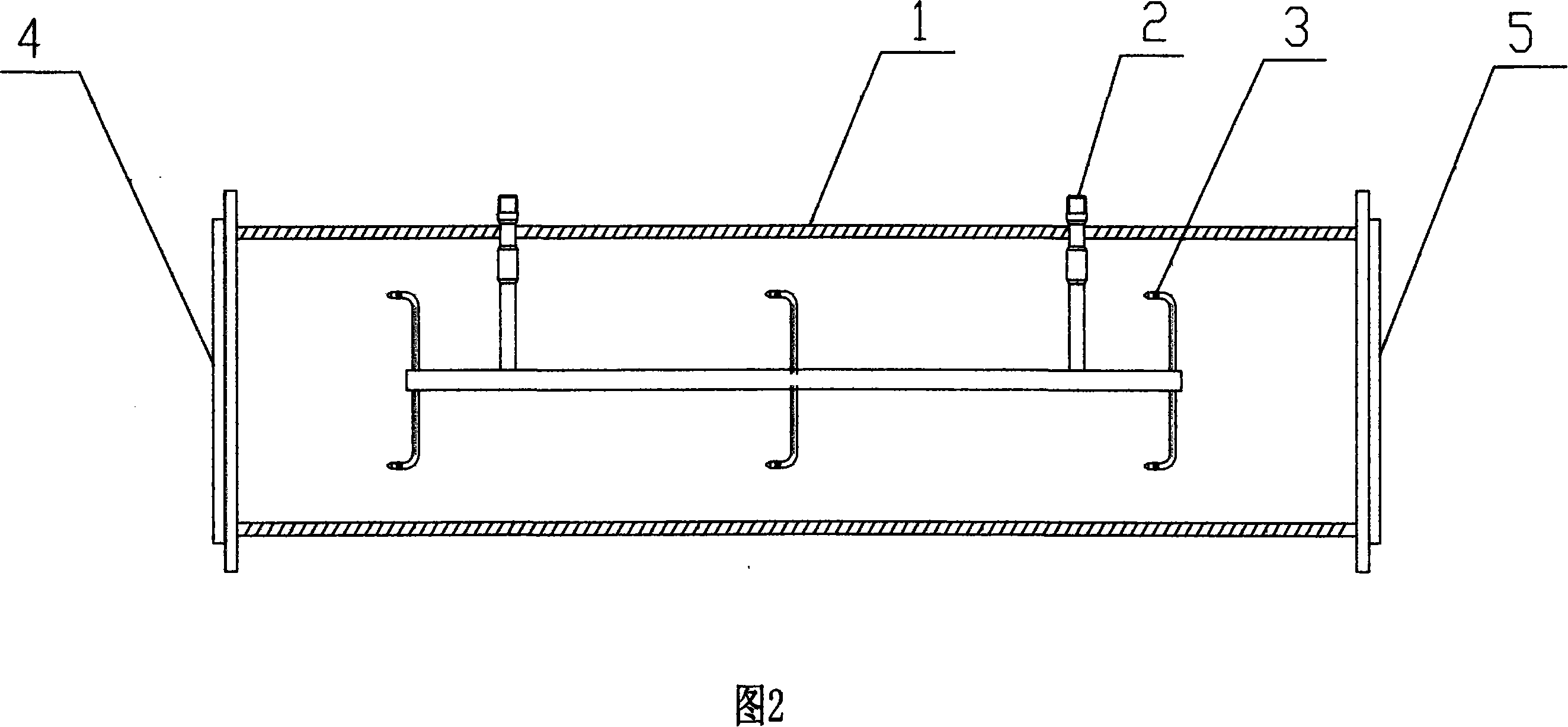 Process for removing hydrogen sulphide from carbon bisulfide waste gas and apparatus therefor