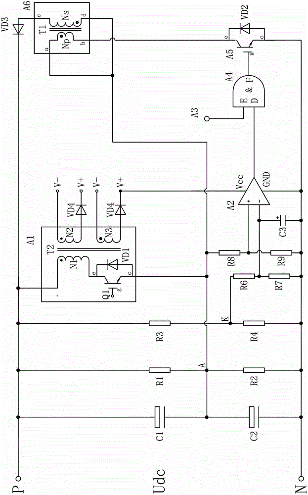 Lossless dynamic voltage equalization circuit and circuit control method