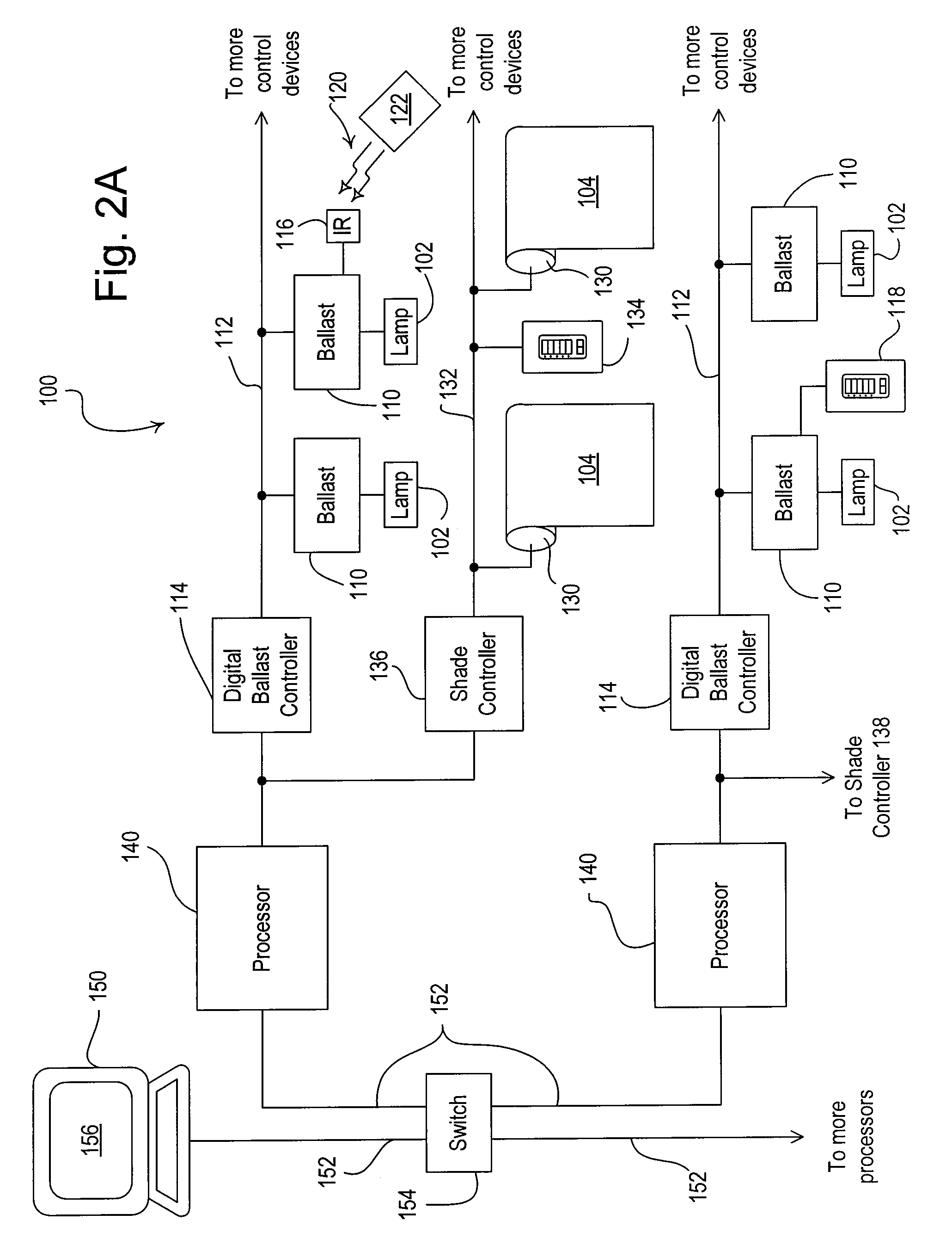 Method of communicating a command for load shedding of a load control system
