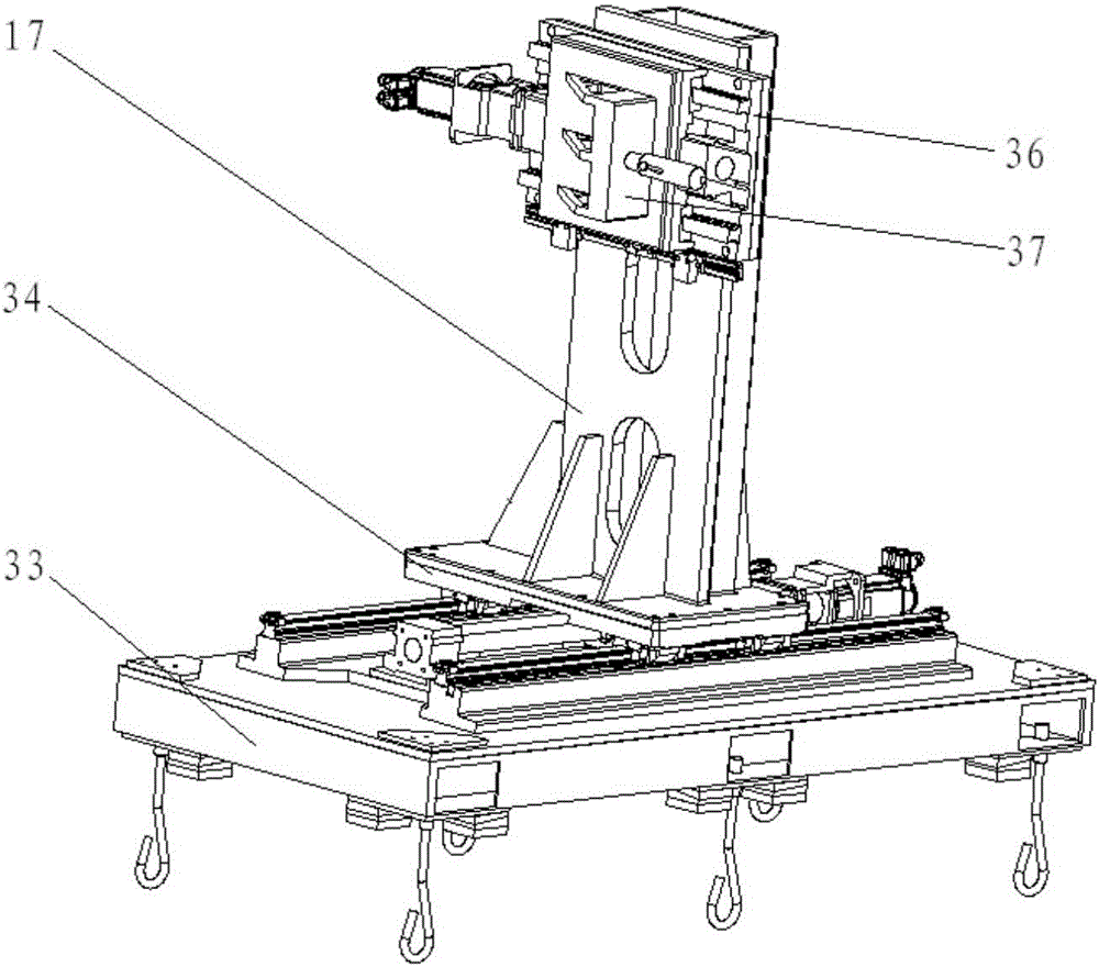 Aircraft panel high-lock bolt pressing-in device