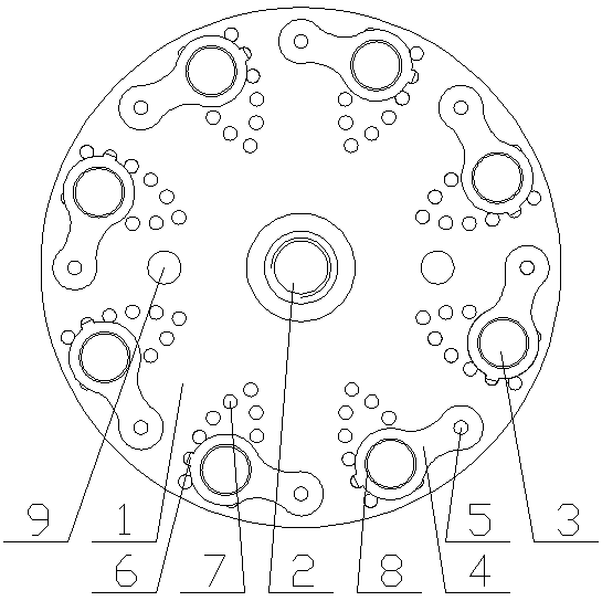 Damping wharve structure for spinning frames