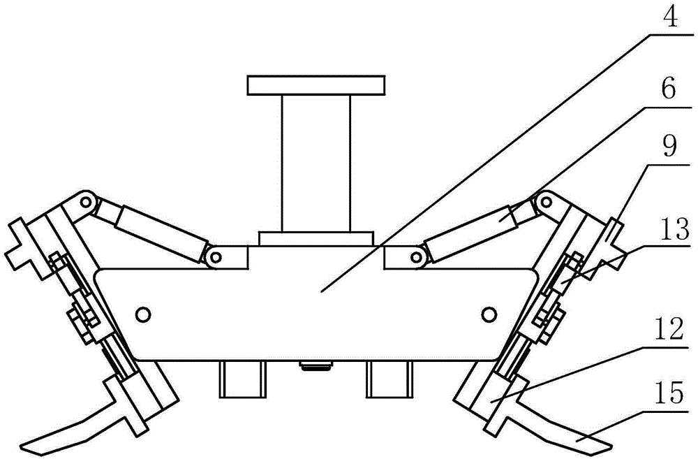 Cylinder cover grabbing device
