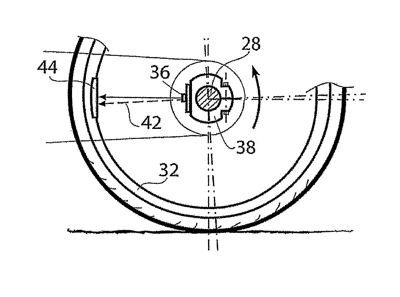 Method and apparatus for measuring torque transmitted by driven wheel of a cycle or the like vehicle