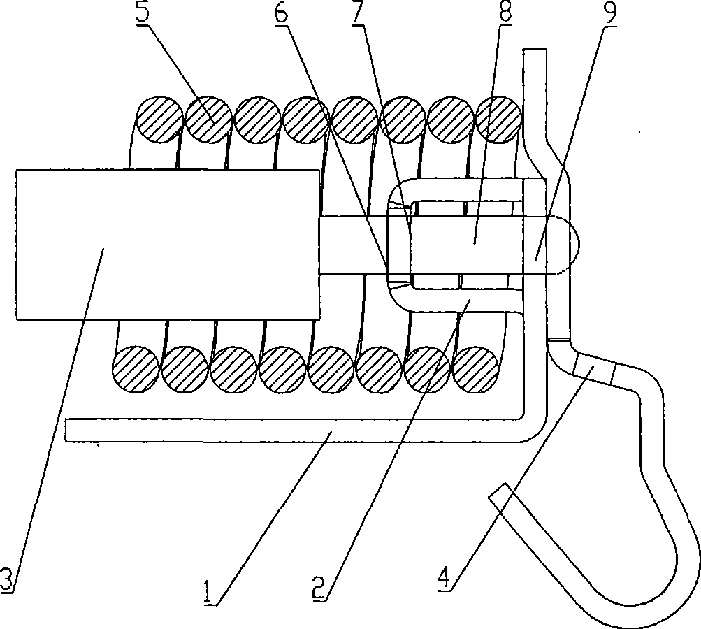 Integrated magnet yoke element for small circuit breaker