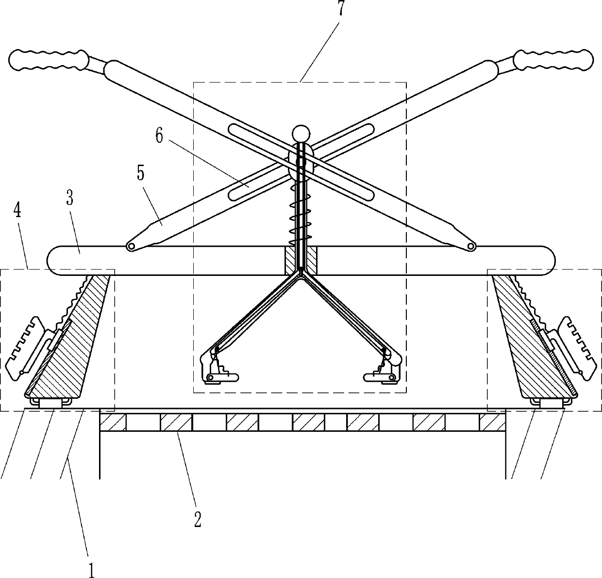 Euipment for lifting municipal rain perforated strainer